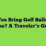 Can You Bring Golf Balls on a Plane? A Traveler’s Guide
