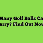How Many Golf Balls Can You Carry? Find Out Now!