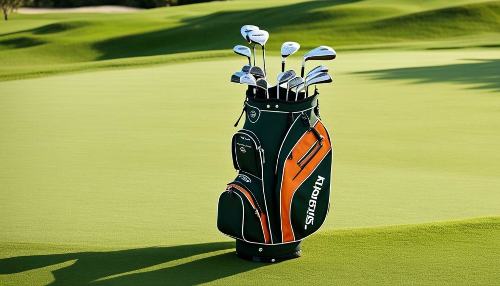 how to organize 7 way golf bag