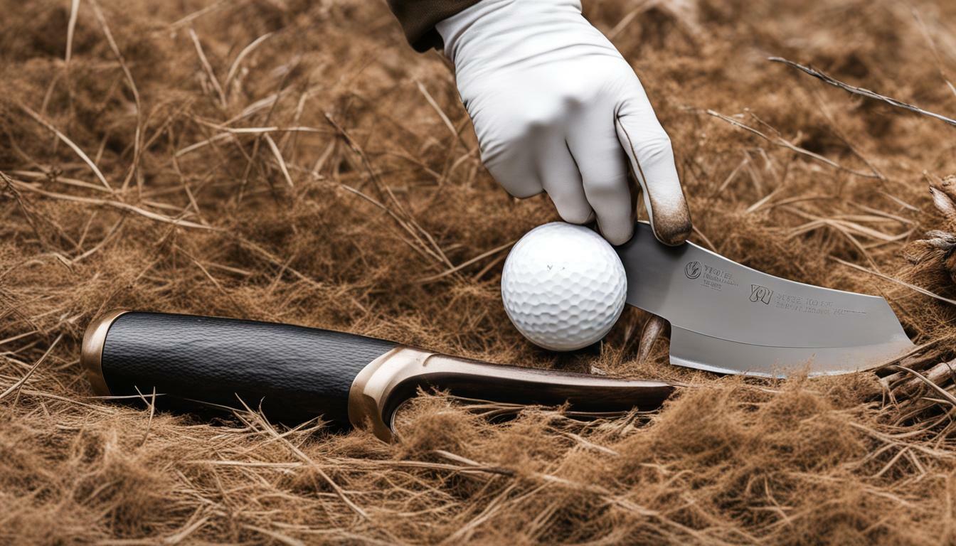 how to skin a deer with a golf ball