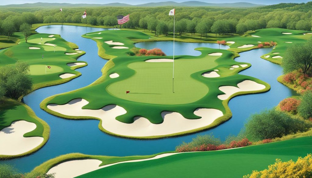 which state has the most golf courses